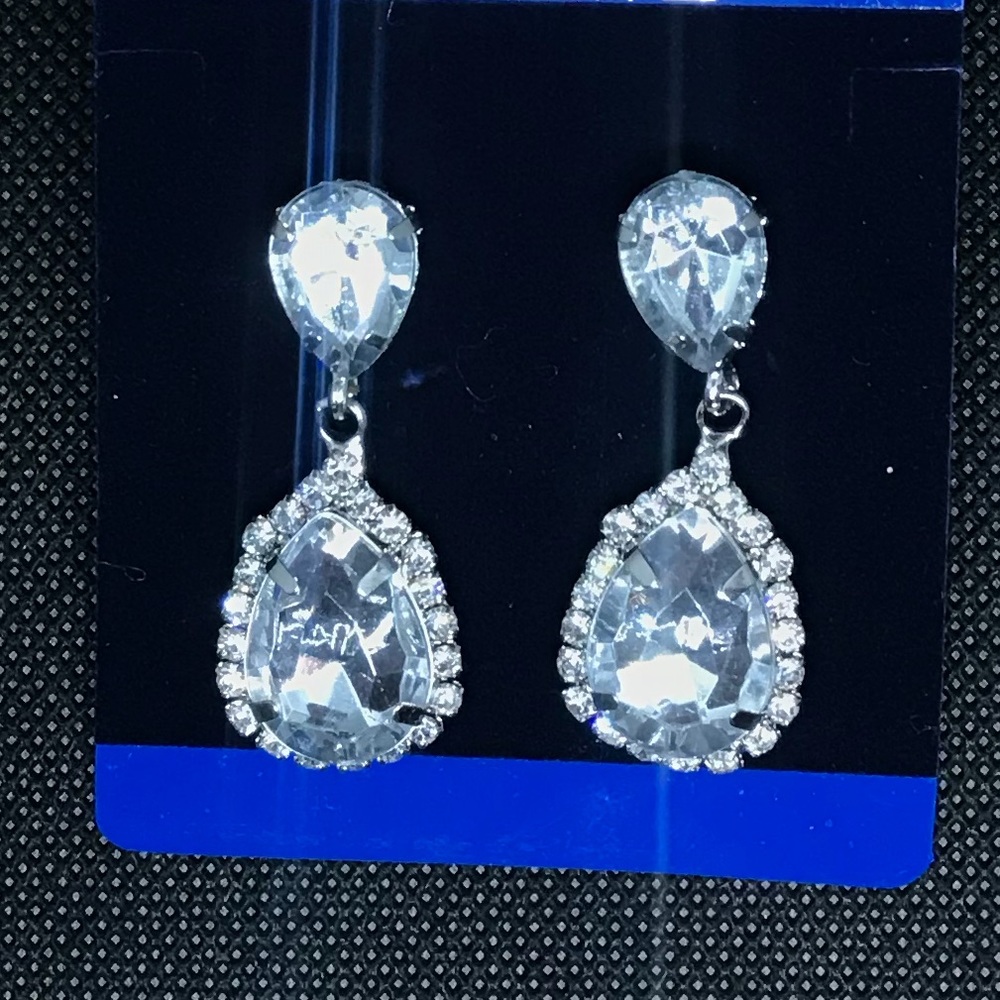 Bling Sparkle Rhinestone Crystal Earrings